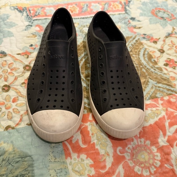 Native Shoes Black and White Water Shoes Slip-On - Picture 2 of 11